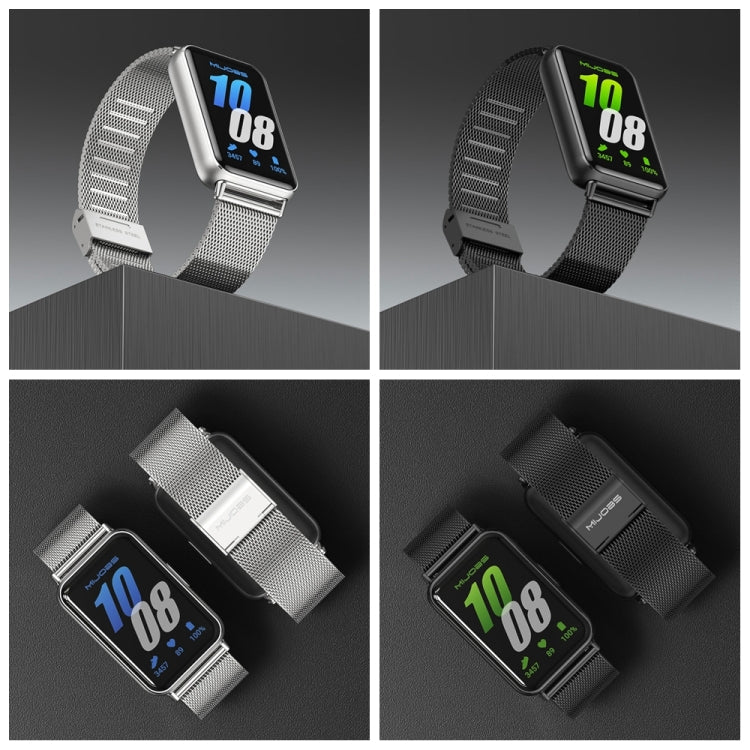Milan Buckle Metal Watch Band, For Samsung Galaxy Fit 3