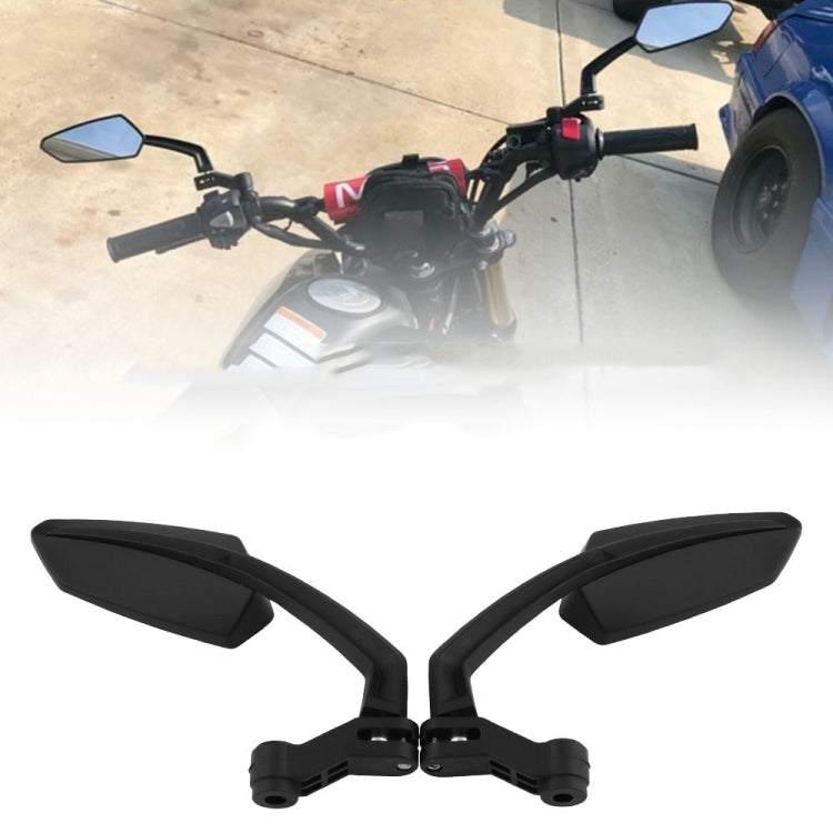 2 PCS Motorcycle Modified Rear View Mirror Set for Honda / Kawasaki / Suzuki / Yamaha, MB-MR024-BK MB-MR024-BK