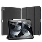 DUX DUCIS Domo Series Cloth Texture Magnetic Leather Tablet Case, For iPad Air 13 2024 / 2025 / 2026, For iPad Pro 13 2025 / 2024, For iPad Pro 11 2025 / 2024 For iPad Air 13 2024 2025 2026 Black