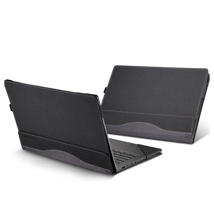 Leather Laptop Shockproof Protective Case – Shockproof, Magnetic, Leather, For HP Pavilion Laptop 14-ec / 14z-ec, For HP Pavilion X360 Laptop 14t-ek / 14-ek, For HP Pavilion X360 Convertible 14-dy, For HP Pavilion Plus Laptop 14-eh / 14t-eh For HP Pavilion Laptop 14-ec 14z-ec Black