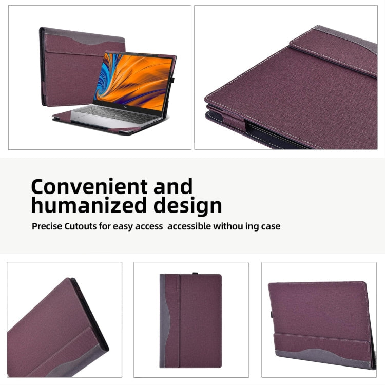 Leather Laptop Shockproof Protective Case – Shockproof, Magnetic, Leather, For HP Pavilion Laptop 14-ec / 14z-ec, For HP Pavilion X360 Laptop 14t-ek / 14-ek, For HP Pavilion X360 Convertible 14-dy, For HP Pavilion Plus Laptop 14-eh / 14t-eh