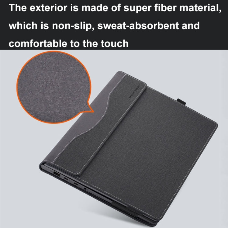 Leather Laptop Shockproof Protective Case – Shockproof, Magnetic, Leather, For HP Pavilion Laptop 14-ec / 14z-ec, For HP Pavilion X360 Laptop 14t-ek / 14-ek, For HP Pavilion X360 Convertible 14-dy, For HP Pavilion Plus Laptop 14-eh / 14t-eh