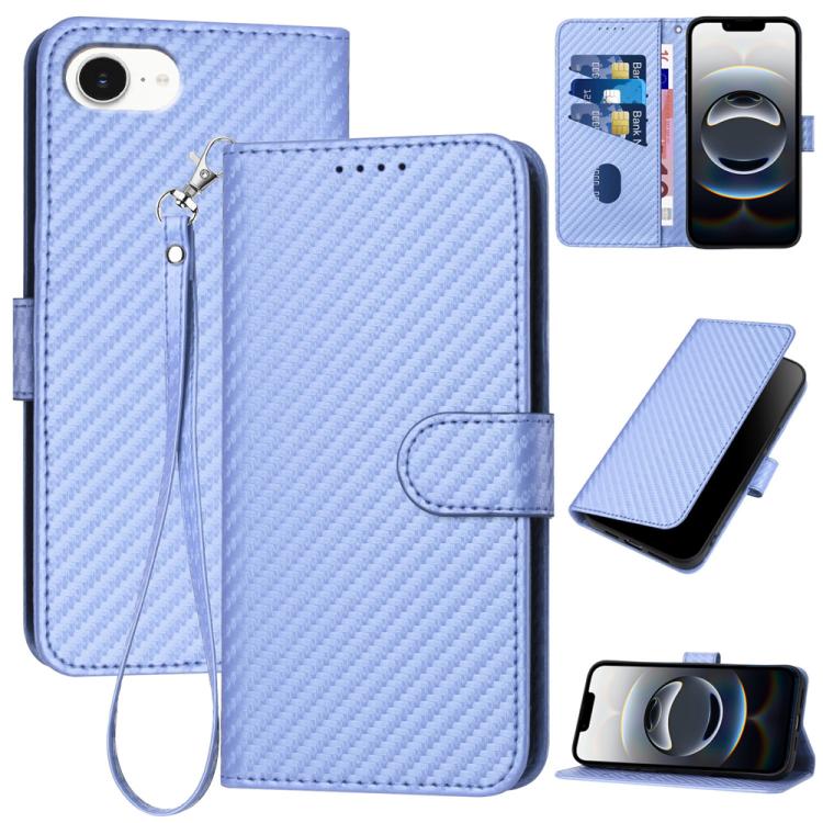 YX0070 Phone Case – Leather (iPhone 17e) For iPhone 17e 16e Light Purple