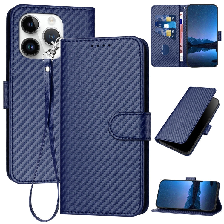 YX0070 Phone Case – Leather (iPhone 15 Pro Max) For iPhone 15 Pro Royal Blue