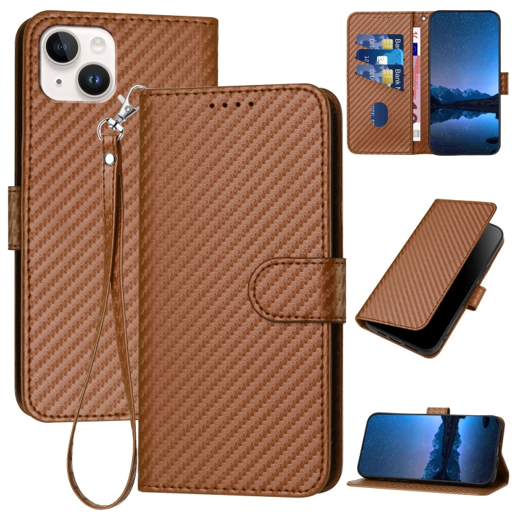 YX0070 Phone Case – Leather (iPhone 15 Pro Max) For iPhone 15 Plus Coffee