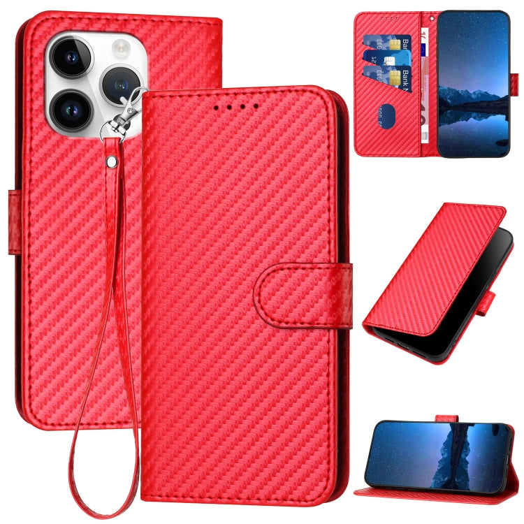YX0070 Phone Case – Leather (iPhone 14 Pro) For iPhone 14 Pro Red