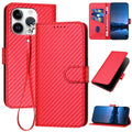 YX0070 Phone Case – Leather (iPhone 16 Pro) For iPhone 16 Pro Red
