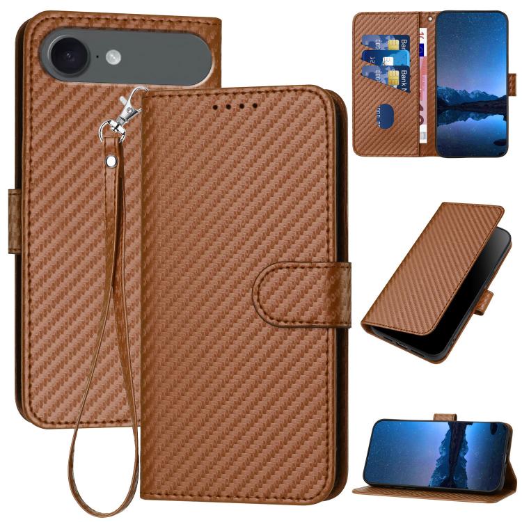 YX0070 Phone Case – Leather (iPhone 17) For iPhone Air Coffee