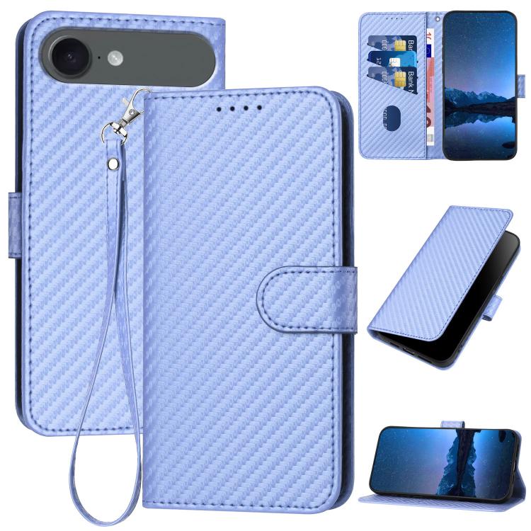 YX0070 Phone Case – Leather (iPhone 17) For iPhone Air Light Purple
