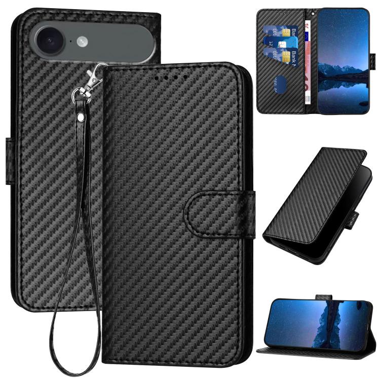YX0070 Phone Case – Leather (iPhone 17) For iPhone Air Black