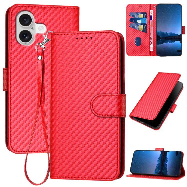 YX0070 Phone Case – Leather (iPhone 17) For iPhone 17 Red