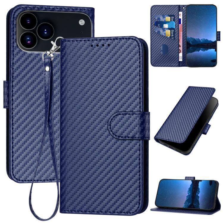 YX0070 Phone Case – Leather (iPhone 17e) For iPhone 17 Pro Royal Blue