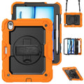 Lucky Wheel Grip Silicone Hybrid PC Tablet Case with Shoulder Strap – Durable Build, Easy to Use, For iPad Air 11 2026 / 2025 / 2024