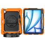 Lucky Wheel Grip Silicone Hybrid PC Tablet Case with Shoulder Strap – Durable Build, Easy to Use, For iPad Air 11 2026 / 2025 / 2024