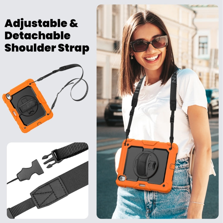 Lucky Wheel Grip Silicone Hybrid PC Tablet Case with Shoulder Strap – Durable Build, Easy to Use, For iPad Air 11 2026 / 2025 / 2024