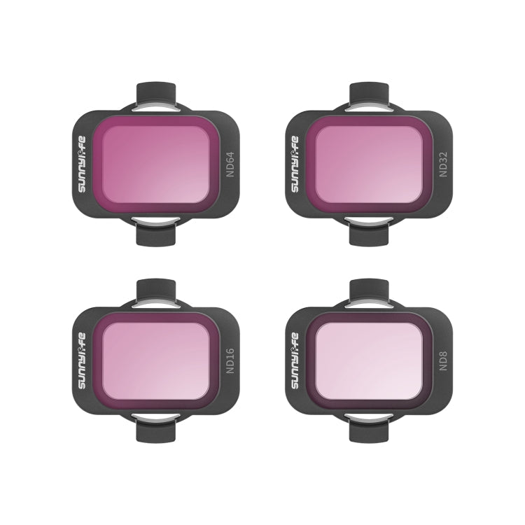 For DJI Avata 2 Sunnylife Camera Lens Filter, MCUV, ND8, ND16, ND32, ND64, ND128, 4 in 1 ND8/16/32/64, 5 in 1 ND8/16/32/64/128, 4 in 1 MCUV ND8/16/32, 6 in 1 MCUV ND8/16/32/64/128 – Durable Build, Easy to Use 4 in 1 ND8 16 32 64