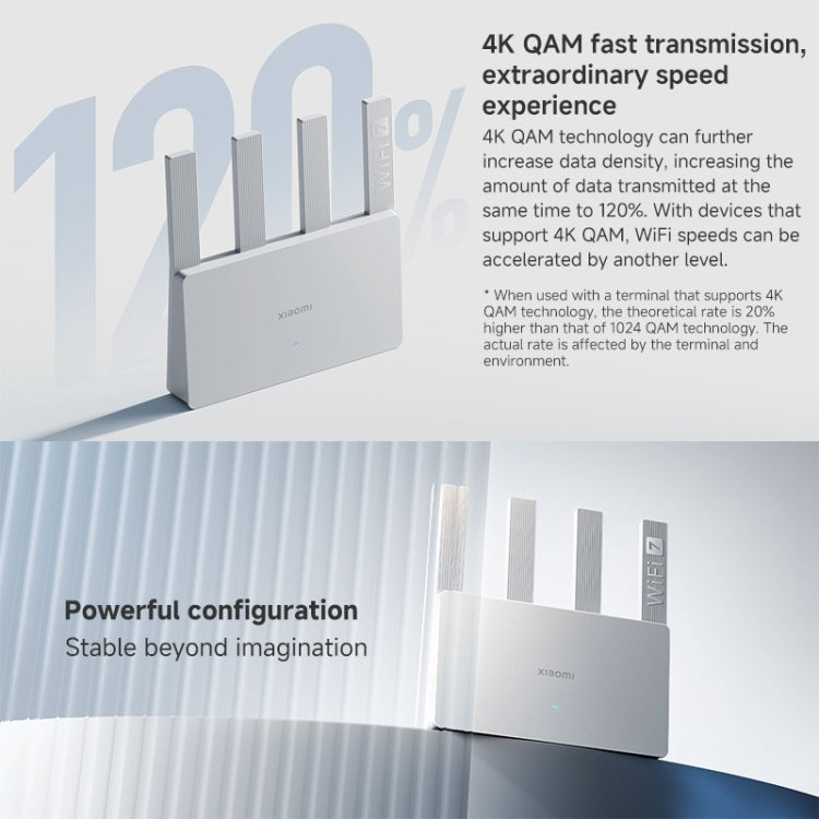 Xiaomi Router BE3600 WiFi7 2.5G Port Dual Band, US Plug, BE3600 – Data Transmission, 4K