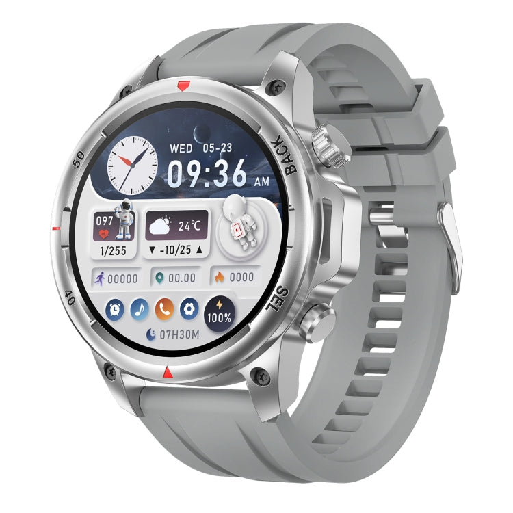 DK68 Smart Watch – 1.53" Screen, IP67 Waterproof, Blood Pressure Monitoring Silver
