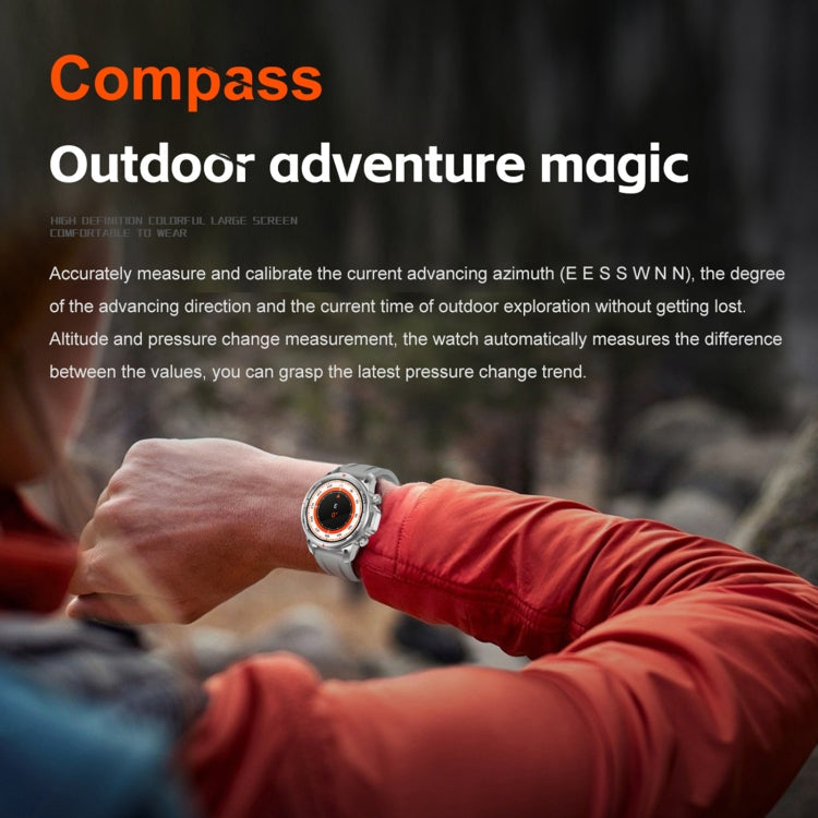 DK68 Smart Watch – 1.53" Screen, IP67 Waterproof, Blood Pressure Monitoring
