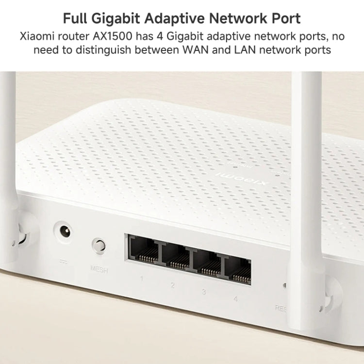 Xiaomi AX1500 4-channel Independent Signal Amplifier WiFi 6 Dual Band Router, US Plug, AX1500 – Durable Build, Easy to Use