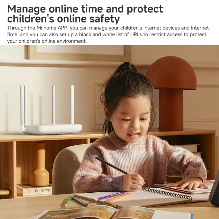 Xiaomi AX1500 4-channel Independent Signal Amplifier WiFi 6 Dual Band Router, US Plug, AX1500 – Durable Build, Easy to Use