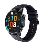 WS-26 Smart Watch – 1.52" Screen, IP67 Waterproof, Blood Pressure Monitoring Silicone Strap Black