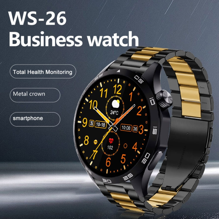 WS-26 Smart Watch – 1.52" Screen, IP67 Waterproof, Blood Pressure Monitoring