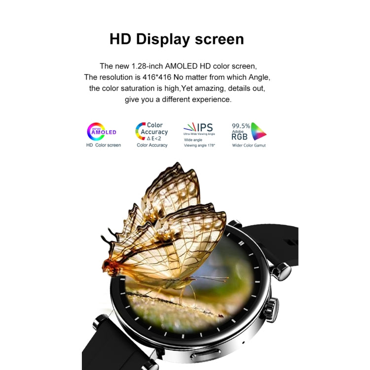 WS520 Smart Watch – 1.28" Screen, IP67 Waterproof, Blood Pressure Monitoring