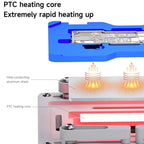 Mechanic Heat Air Intelligent Motherboard Layered Desoldering Station For iPhone X-15 Series, Host, EU Plug