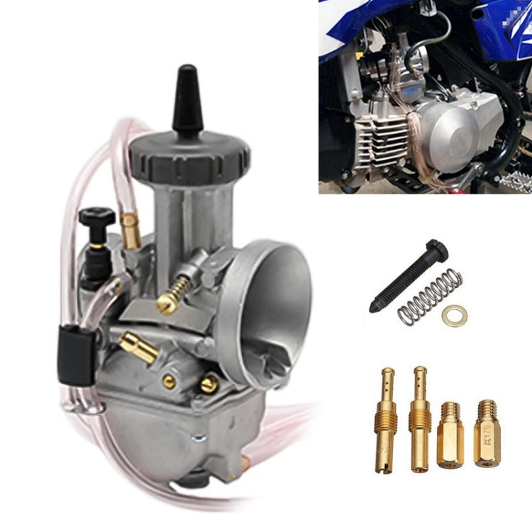 Universal Motorcycle Carburetor Carb Motor Carburetor, PWK33mm, PWK34mm, PWK35mm, PWK36mm, PWK38mm, PWK40mm, PWK42mm – Durable Build, Easy to Use PWK38mm