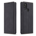 Forwenw Dream Series Oil Edge Strong Magnetism Horizontal Flip Leather Case with Holder & Card Slots & Wallet & Photo Frame, For Samsung Galaxy A21s, For Samsung Galaxy Note20, For Samsung Galaxy Note20 Ultra, For Xiaomi Redmi Note 9 For Samsung Galaxy A21s Black