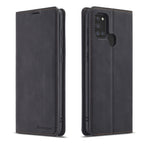 Forwenw Dream Series Oil Edge Strong Magnetism Horizontal Flip Leather Case with Holder & Card Slots & Wallet & Photo Frame, For Samsung Galaxy A21s, For Samsung Galaxy Note20, For Samsung Galaxy Note20 Ultra, For Xiaomi Redmi Note 9 For Samsung Galaxy A21s Black
