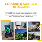 Ulefone UAS22 33W Desk Charging Dock For Armor 26 Ultra – TPU, For Armor 26 Ultra