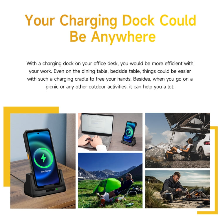 Ulefone UAS22 33W Desk Charging Dock For Armor 26 Ultra – TPU, For Armor 26 Ultra