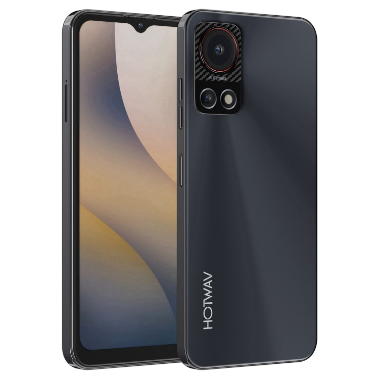 HOTWAV Note 13, Side Fingerprint Identification, 6.6 inch Android 13 T606 Octa Core up to 1.6GHz, Network: 4G, OTG, 4GB+128GB 4GB+128GB Black