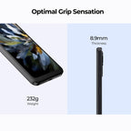HOTWAV Note 13, Side Fingerprint Identification, 6.6 inch Android 13 T606 Octa Core up to 1.6GHz, Network: 4G, OTG, 4GB+128GB