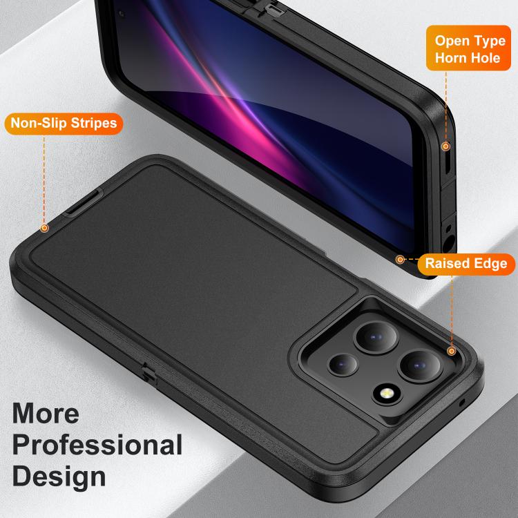 Life Waterproof Rugged PC + Silicone Phone Case – Shockproof, Waterproof, For Motorola Moto G 5G 2025, For Motorola Moto G Stylus 5G 2024, For Motorola Moto G Play 5G 2024