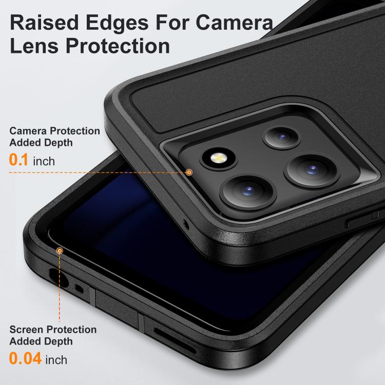 Life Waterproof Rugged PC + Silicone Phone Case – Shockproof, Waterproof, For Motorola Moto G 5G 2025, For Motorola Moto G Stylus 5G 2024, For Motorola Moto G Play 5G 2024