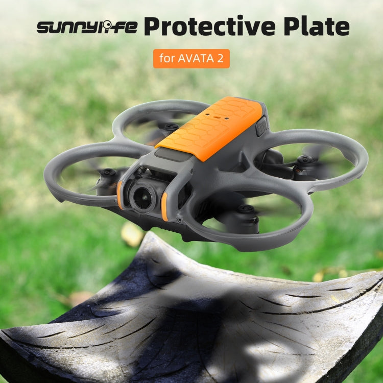 For DJI Avata 2 Sunnylife Drone Anti-Collision Protective Cover, Back Plate, Propeller Ring Stripes – Anti-Scratch, TPU