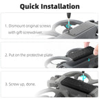 For DJI Avata 2 Sunnylife Drone Anti-Collision Protective Cover, Back Plate, Propeller Ring Stripes – Anti-Scratch, TPU
