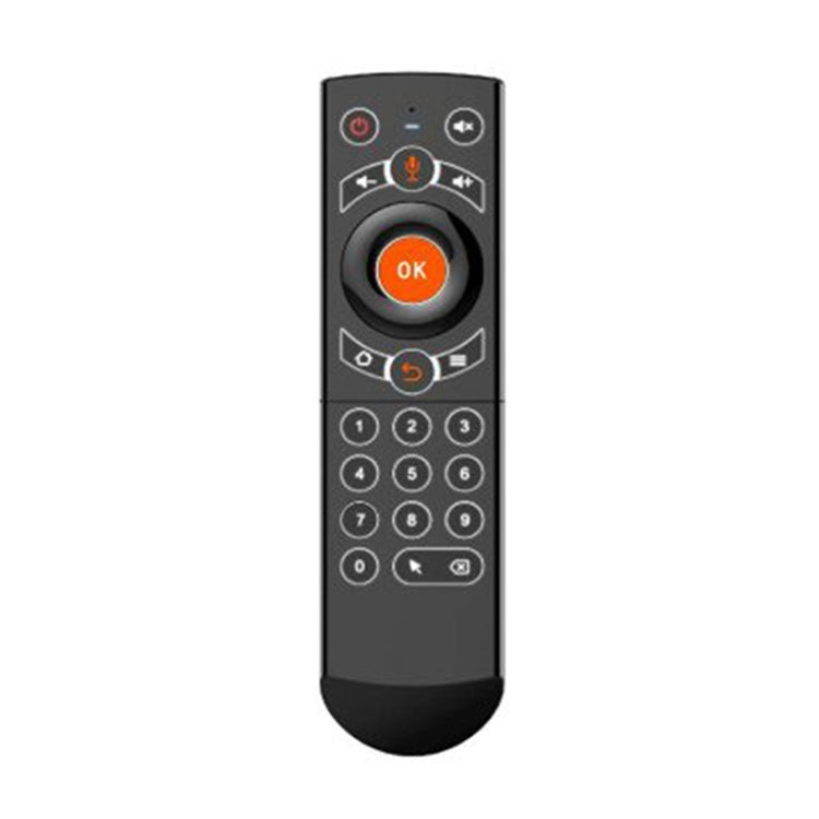 G21 2.4GHz Fly Air Mouse LED Backlight Wireless Keyboard Remote Control with Gyroscope for Android TV Box / PC, Support Intelligent Voice, Orange – Durable Build, Easy to Use Orange