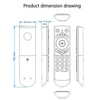 G21 2.4GHz Fly Air Mouse LED Backlight Wireless Keyboard Remote Control with Gyroscope for Android TV Box / PC, Support Intelligent Voice, Blue – Durable Build, Easy to Use