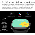 Y80 Smart Watch – 2.01" Screen, Bluetooth Call