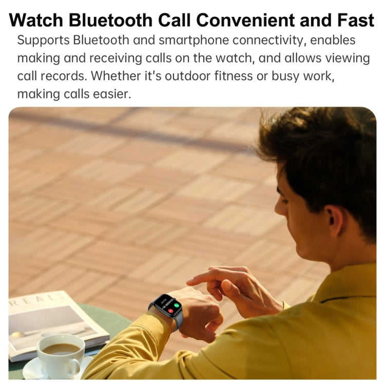 Y80 Smart Watch – 2.01" Screen, Bluetooth Call