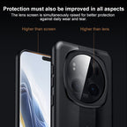 Splicing Plain Leather PC Shockproof Phone Case – Shockproof, Leather, For Honor Magic6 Pro, For Honor Magic6
