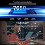 Ulefone Armor Pad Pro Rugged Tablet PC, 8 inch Android 13 MediaTek MT8788 Octa Core 4G Network, EU Plug, Armor Pad Pro – Lanyard, Card Slot, Bluetooth