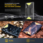 Ulefone Armor Pad 3 Pro Rugged Tablet PC, 10.36 inch Android 13 MediaTek MT8788 Octa Core 4G Network, EU Plug, Armor Pad 3 Pro – Card Slot, Fast Charging, Bluetooth
