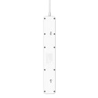 LDNIO SC5319 5-position Travel Home Office Socket with 38W USB Ports, Cable Length: 2m, EU Plug, UK Plug, US Plug