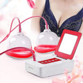 Portable USB Charging Chest Electric Massage Instrument, Ordinary Paragraph, Remote Control Ordinary Paragraph A Cup