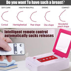 Portable USB Charging Chest Electric Massage Instrument, Ordinary Paragraph, Remote Control